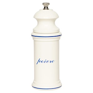 Provencal Pepper Mill - White LARGE