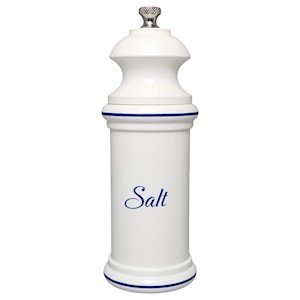 Provencal Salt Mill - White - English LARGE