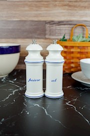 Provencal Salt & Pepper Mill Set - White THUMBNAIL