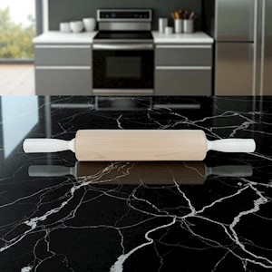 Rolling Pin - 12" with white handles LARGE