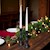 7" BLACK CANDLESTICK, SET OF 2 SWATCH