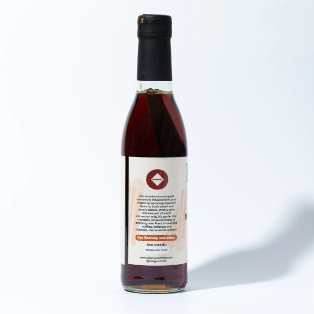 BLiS Bourbon Barrel-Aged Cinnamon Maple Syrup SWATCH