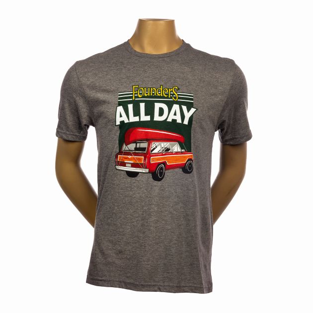 All Day IPA Tee - Grey LARGE