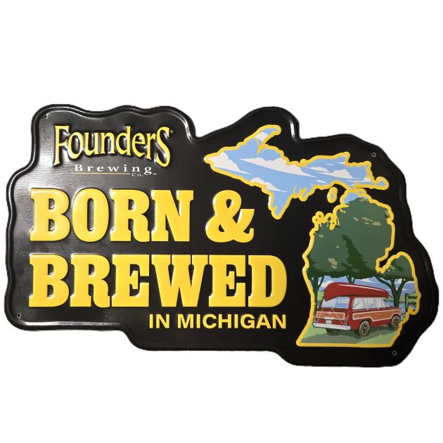 Born & Brewed in MI Tin Tacker - All Day IPA Design THUMBNAIL