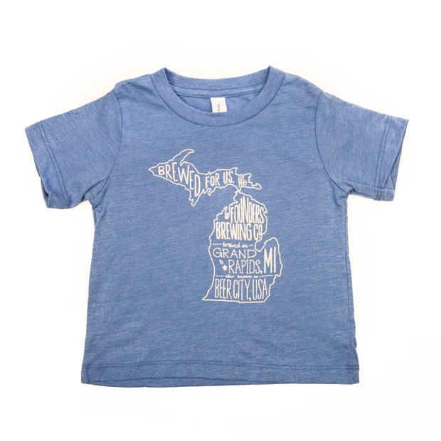 Toddler Michigan Print Tee SWATCH