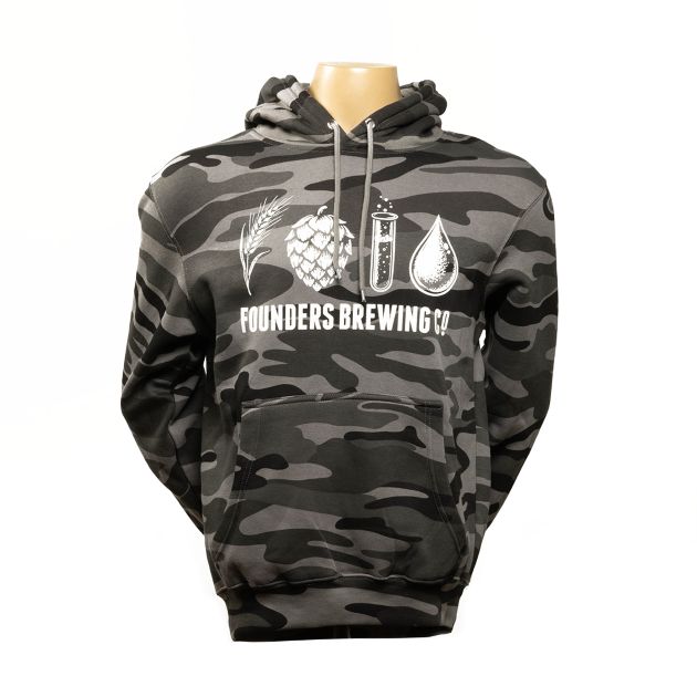 Beer Ingredients Pullover Sweatshirt - Slate Camo LARGE