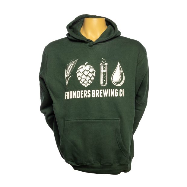 Beer Ingredients Pullover Sweatshirt - Sport Green THUMBNAIL