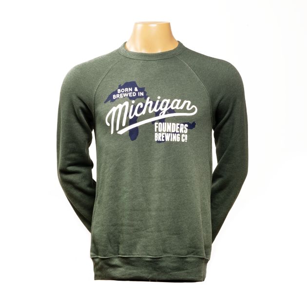 Born & Brewed in Michigan Crewneck THUMBNAIL