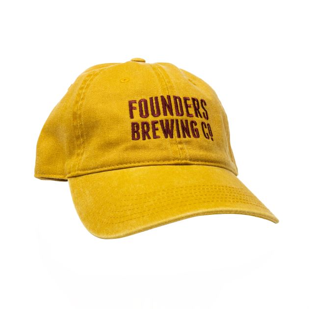 Founders Dad Hat - Mustard THUMBNAIL