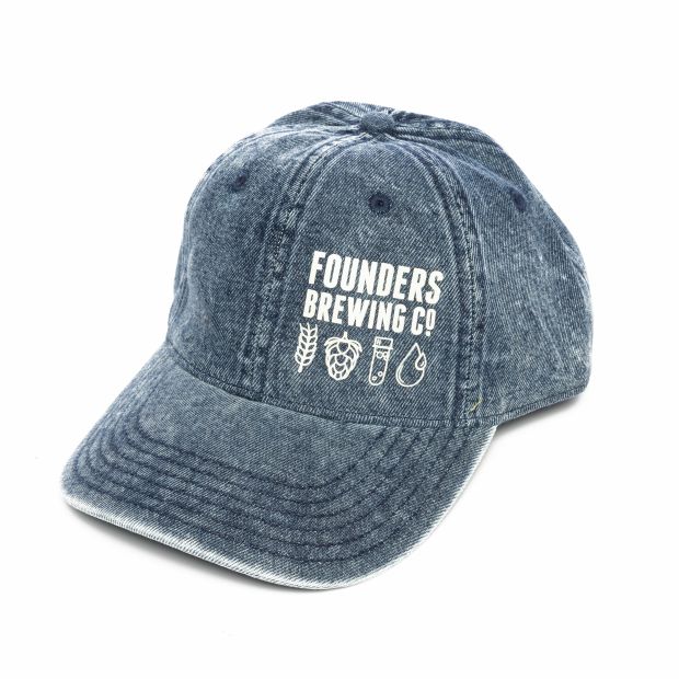 Denim Beer Ingredients Hat LARGE