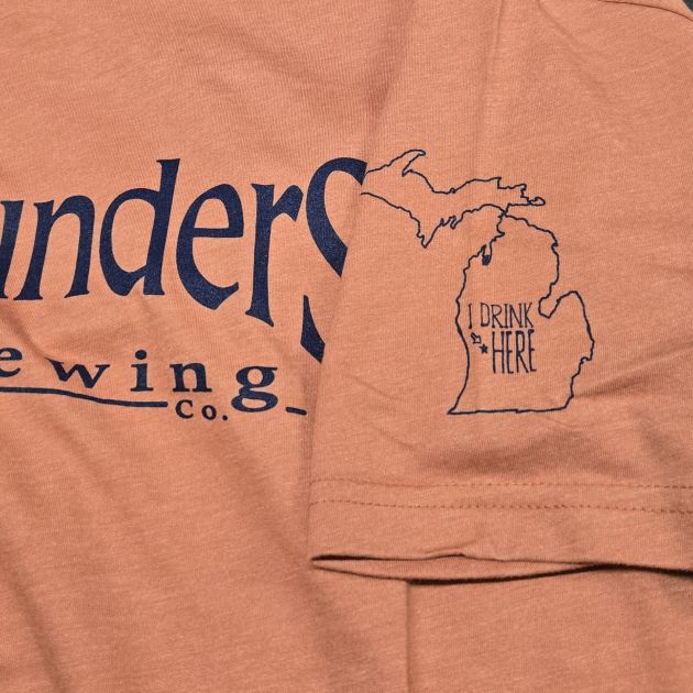 Founders Logo Tee - Heather Redwood SWATCH