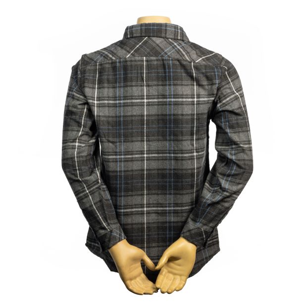 Flannel Shirt - Charcoal/Blue SWATCH