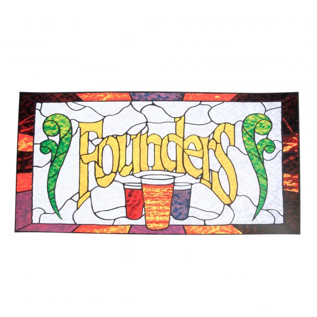 Founders Stained Glass Print THUMBNAIL