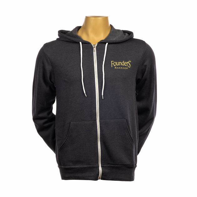 Grand Rapids Skyline Zip Hoodie LARGE