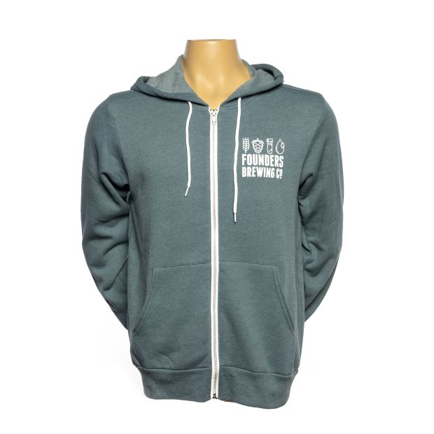 Beer Ingredients Zip Hoodie THUMBNAIL