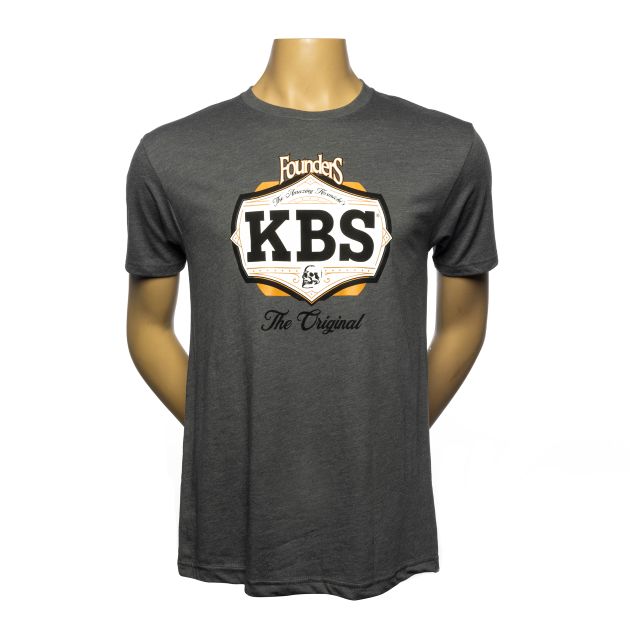 KBS Tee - Heather Heavy Metal LARGE