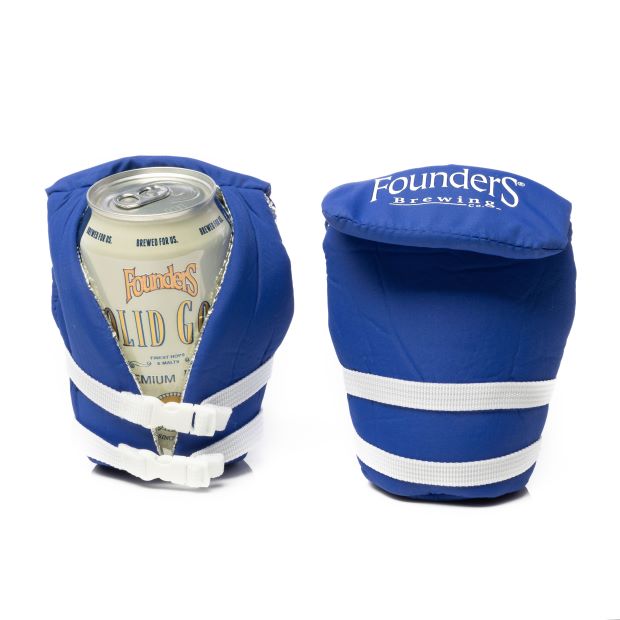 Life Jacket Beer Cozie LARGE