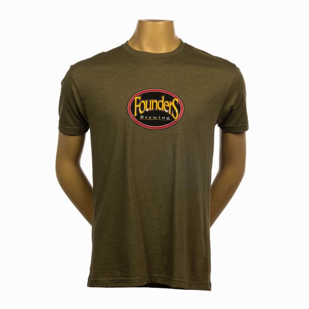 Full-Color Founders Logo Tee - Military Green SWATCH