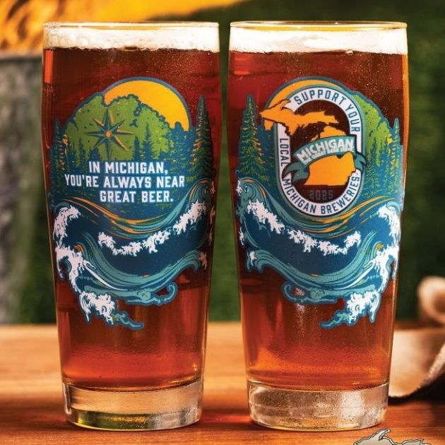 2025 Michigan Brewers Guild Glass THUMBNAIL
