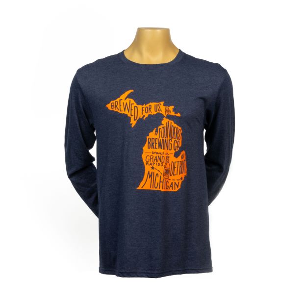 Michigan Print Long-Sleeve Tee SWATCH