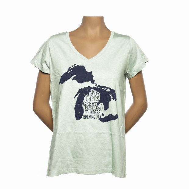 Women's Michigan Great Lakes Tee LARGE