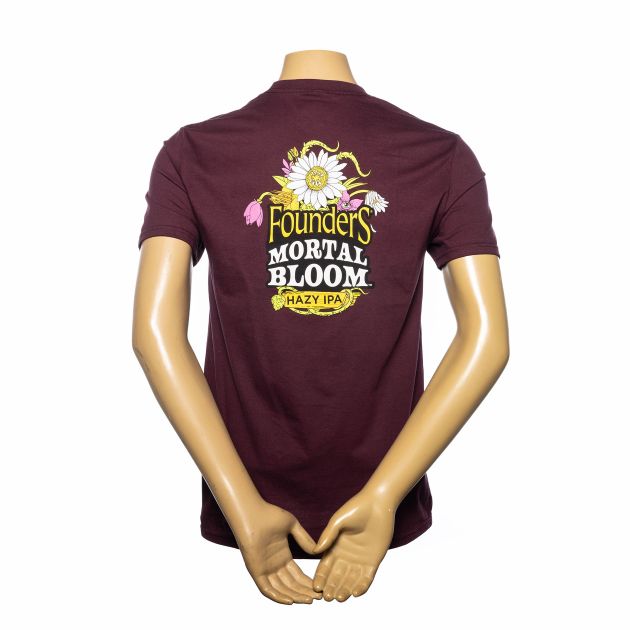 Mortal Bloom Tee - Plum SWATCH