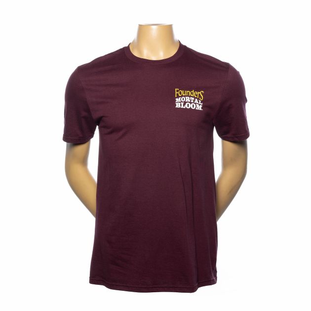 Mortal Bloom Tee - Plum THUMBNAIL