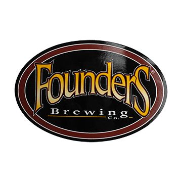 Founders Oval Logo Sticker SWATCH