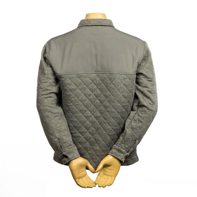 Quilted Button-Down Jacket SWATCH