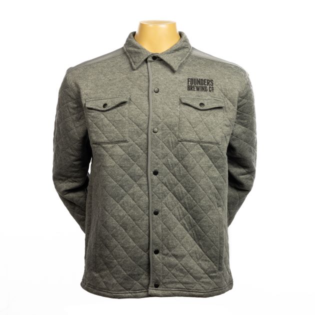 Quilted Button-Down Jacket SWATCH