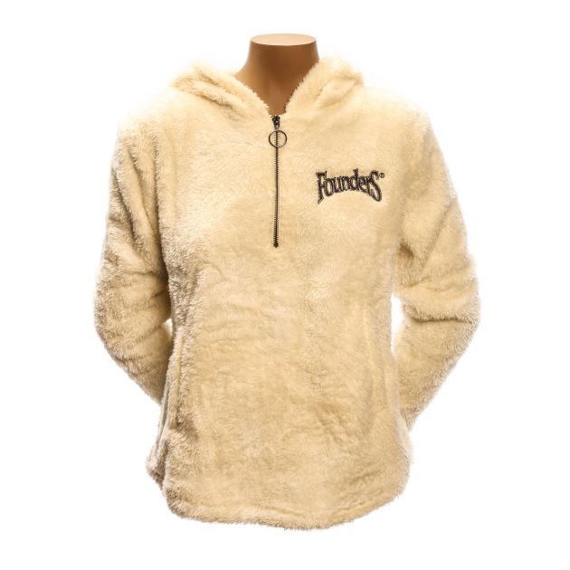 tan sherpa pullover