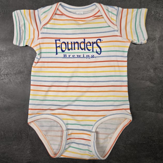 Rainbow Stripe Romper SWATCH
