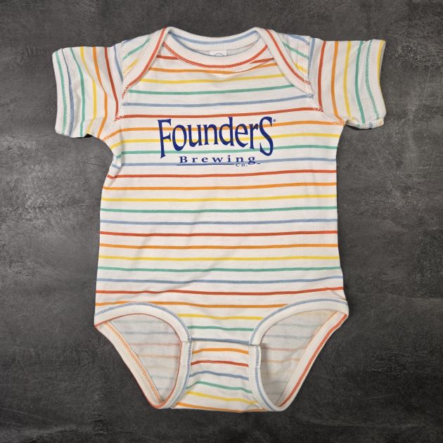 Rainbow Stripe Romper MAIN