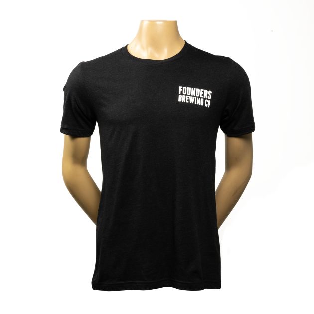 Taproom Logo Tee - Black Heather SWATCH