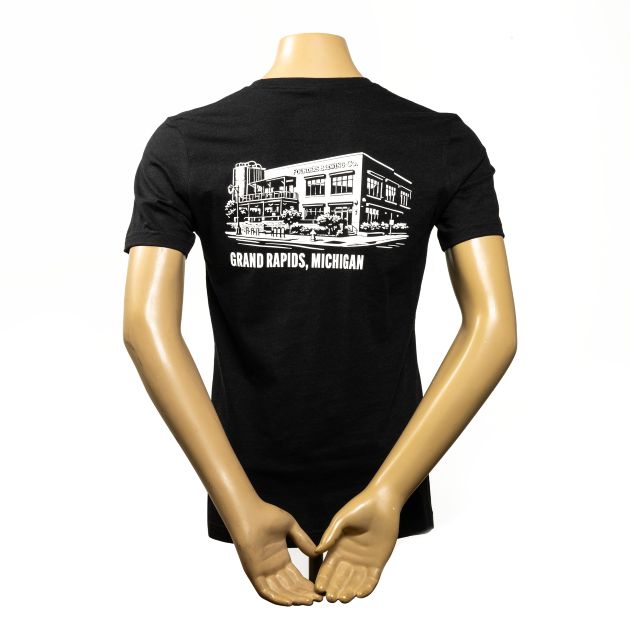 Taproom Logo Tee - Black Heather THUMBNAIL