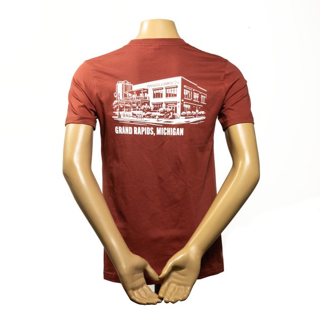 Taproom Logo Tee - Rust SWATCH