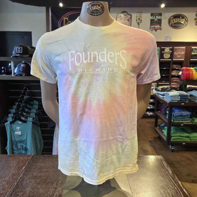 Founders Logo Tie-Dye Tee LARGE