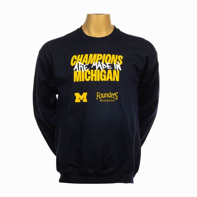 Founders - U of M Champions Crewneck LARGE