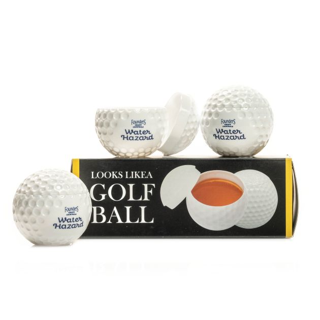 Water Hazard Golf Ball-Shaped Shot Glasses THUMBNAIL