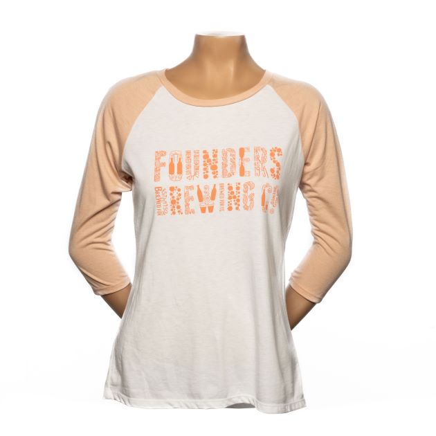 Women's Handdrawn Logo Baseball Tee THUMBNAIL