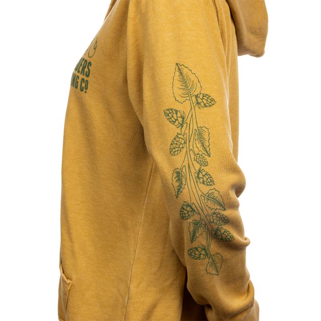 Women's Beer Ingredients Zip Hoodie SWATCH