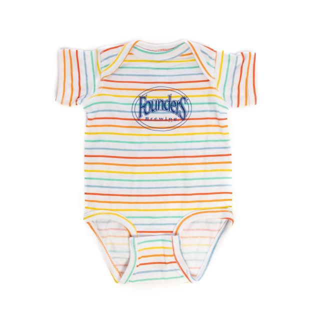 Rainbow Stripe Romper SWATCH