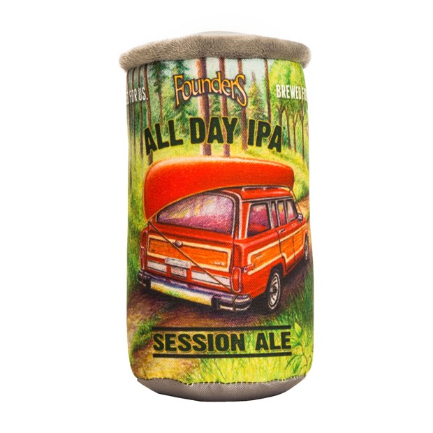 All Day IPA Plush Can Dog Toy THUMBNAIL