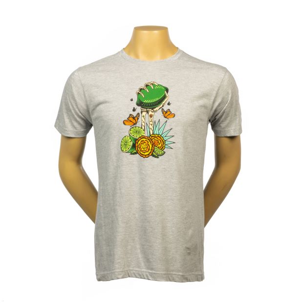 Más Agave Premium Hard Seltzer Tee - Grey LARGE