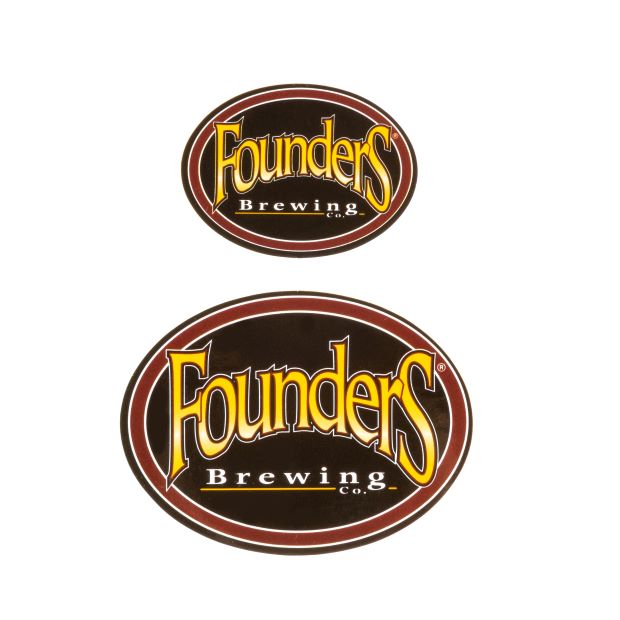 Founders Oval Logo Sticker SWATCH