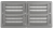 2x2 Dual-Function Smart Vent Multi-Frame Unit Grey SWATCH