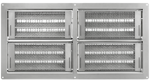 2x2 Dual-Function Smart Vent Multi-Frame Unit Stainless Steel LARGE