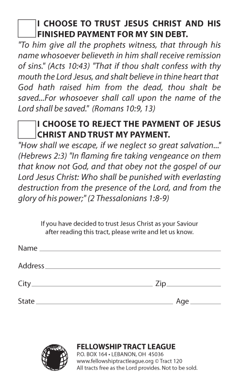 Tract 120 SWATCH