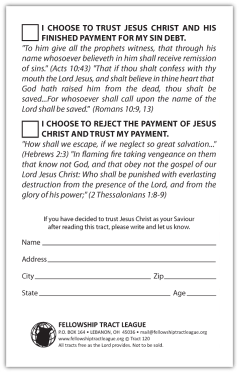 Tract 120 SWATCH