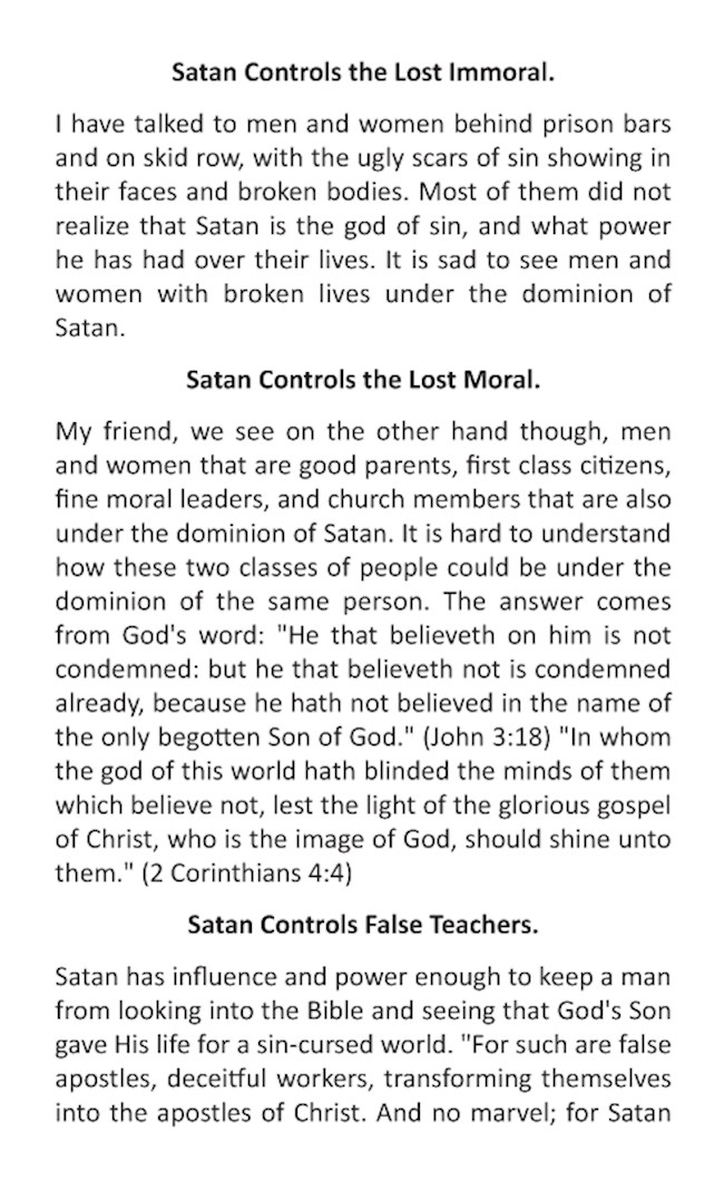 Satan, the god of this World — page 2